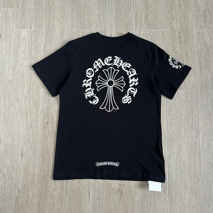 chrome hearts cross graphic pocket short sleeve t-shirt